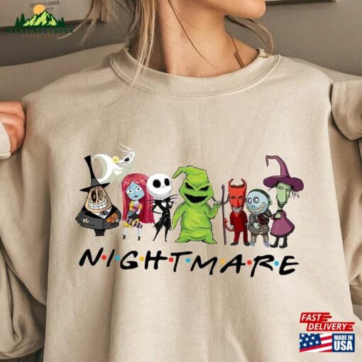 The Nightmare Before Christmas Friends Shirt Jack Skellington Tee Halloween Hoodie Unisex