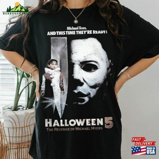 The Revenge Of Michael Myers Halloween 5 T-Shirt Vintage Shirt Hoodie Sweatshirt