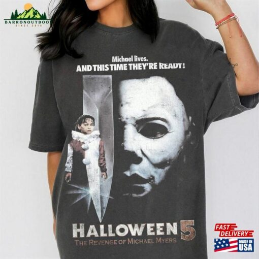 The Revenge Of Michael Myers Halloween 5 T-Shirt Vintage Shirt Hoodie Sweatshirt