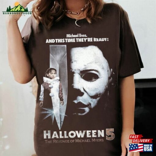 The Revenge Of Michael Myers Halloween 5 T-Shirt Vintage Shirt Hoodie Sweatshirt