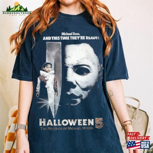 The Revenge Of Michael Myers Halloween 5 T-Shirt Vintage Shirt Hoodie Sweatshirt