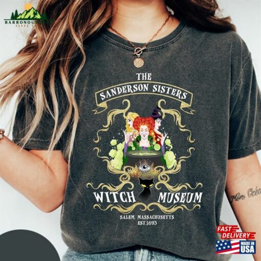 The Sanderson Witch Museum Comfort Color Shirt Salem Trials Hocus Pocus Hoodie Unisex