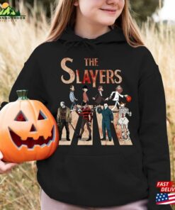 The Slayers Shirt Scary Movie Horror Film Club Character Halloween Sweatshirts T-Shirt Hoodie