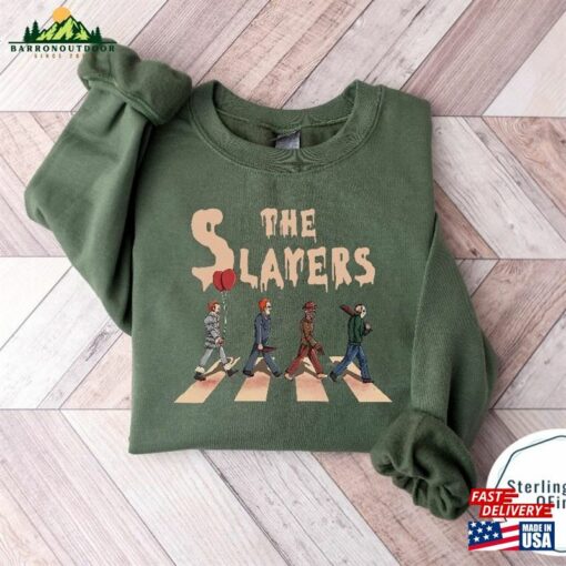 The Slayers Shirt Scary Movie Horror Film Club Character Halloween Sweatshirts Unisex Classic