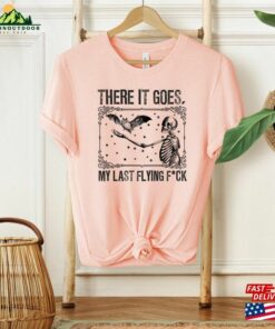 There It Goes My Last Flying F Ck Shirt Halloween Skeleton Unisex Sweatshirt 4