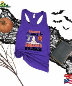 Theres Some Horrors In This House T Shirt Halloween Bad Girls Have More Fun Witches Youth Shirt Classic 3