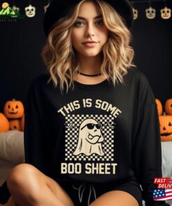 This Is Some Boo Sheet Ghost Sweatshirt Halloween Spooky Season Hoodie Vibes Shirt Classic Unisex