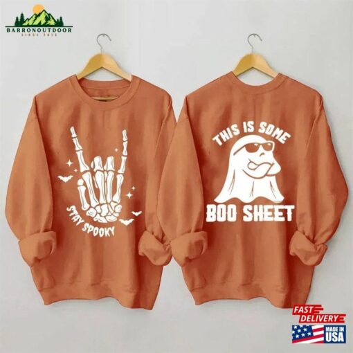 This Is Some Boo Sheet Ghost Sweatshirt Halloween Spooky Season Hoodie Vibes Shirt T-Shirt Unisex