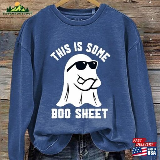 This Is Some Boo Sheet Halloween Shirt Gift Spooky Vibes Shirts 2023 Hoodie T-Shirt