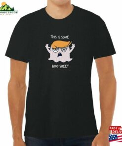 This Is Some Boo Sheet Orange Political Figure Hair Ghost Halloween 2023 Black Short Sleeve Super Soft Bella Canvas Unisex Jersey Tee Hoodie T-Shirt