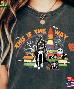 This Is The Way Star Wars Halloween Shirt Mandalorian Skeleton Sweatshirt Classic This Is The Way Star Wars Halloween Shirt Mandalorian Skeleton Sweatshirt Classic