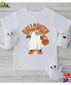 Tigger Winnie The Pooh Ghost With Pumpkin Comfort Colors Shirt Disney Mickey Sweatshirt T Shirt Classic 4