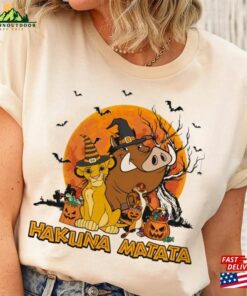 Timon Pumbaa Simba Lion King Hakuna Matata Halloween Moon Comfort Colors T-Shirt Unisex Hoodie 3 Timon Pumbaa Simba Lion King Hakuna Matata Halloween Moon Comfort Colors T Shirt Unisex Hoodie 4