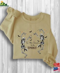 Tis The Season To Be Spooky Skeleton Halloween Sweatshirt Unisex Hoodie Tis The Season To Be Spooky Skeleton Halloween Sweatshirt Unisex Hoodie
