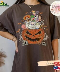 Toy Story Halloween Disney Shirt Woody Buzz Lightyear Pumpkin T-Shirt Unisex