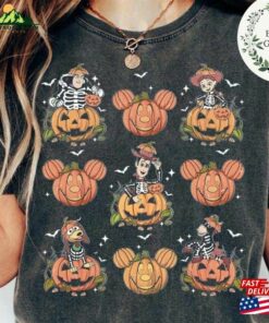 Toy Story Skeleton Pumpkin Halloween Shirt Disney Land Unisex Classic
