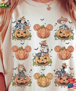 Toy Story Skeleton Pumpkin Halloween Shirt Disney Land Unisex Classic 2 Toy Story Skeleton Pumpkin Halloween Shirt Disney Land Unisex Classic 3