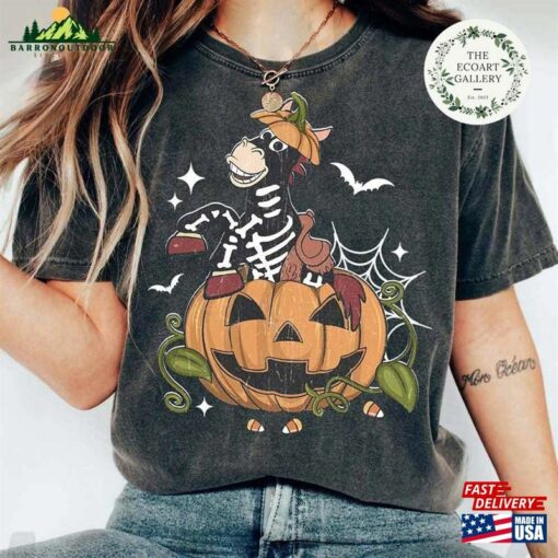 Toy Story Skeleton Pumpkin Halloween Shirt Woody Buzz Lightyear Jessie Costume Kids Adults T-Shirt Classic