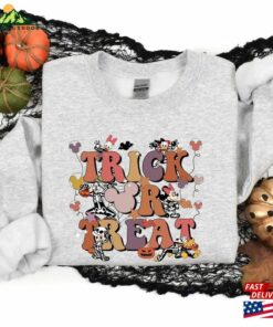 Trick Or Treat Disney Sweatshirt Halloween Shirt Witch Classic 3