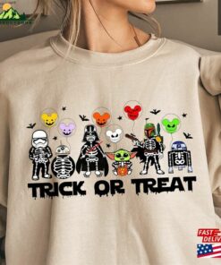 Trick Or Treat Disney Sweatshirt Halloween Star Wars Shirt Vintage Hoodie T-Shirt