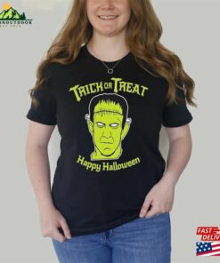 Trick Or Treat Frankenstein Monster Halloween Trending Unisex Shirt Sweatshirt Hoodie 3