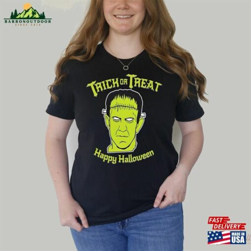 Trick Or Treat Frankenstein Monster Halloween Trending Unisex Shirt Sweatshirt Hoodie