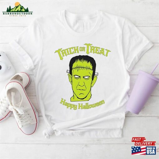 Trick Or Treat Frankenstein Monster Halloween Trending Unisex Shirt Sweatshirt Hoodie