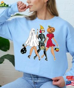 Trick Or Treat Halloween Sweatshirt Cool Spooky Season Shirt T-Shirt