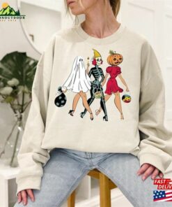 Trick Or Treat Halloween Sweatshirt Cool Spooky Season Shirt T-Shirt