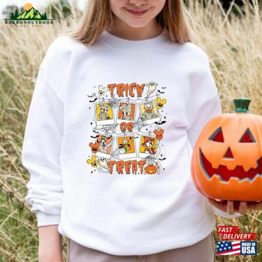 Trick Or Treat Halloween Sweatshirt Mickey And Friends Shirt Disney Mummy Costume Hoodie