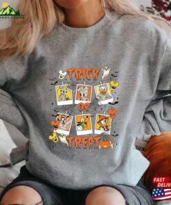 Trick Or Treat Halloween Sweatshirt Mickey And Friends Shirt Disney Mummy Costume Hoodie 4
