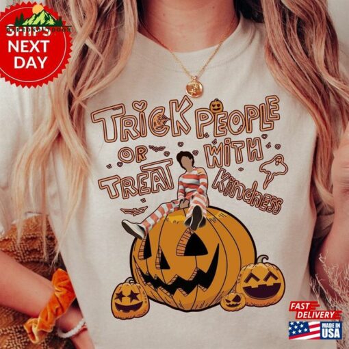 Trick Or Treat People With Kindness Shirt Harryween T-Shirt Hs Unisex Hoodie