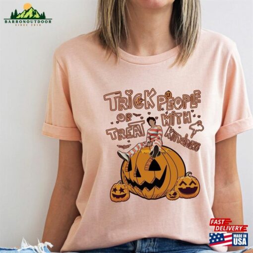 Trick Or Treat People With Kindness Shirt Harryween T-Shirt Hs Unisex Hoodie