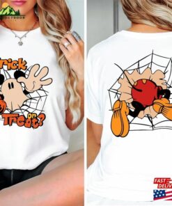 Trick Or Treat Shirt Mickey Halloween Disney T-Shirt Sweatshirt