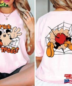 Trick Or Treat Shirt Mickey Halloween Disney T-Shirt Sweatshirt