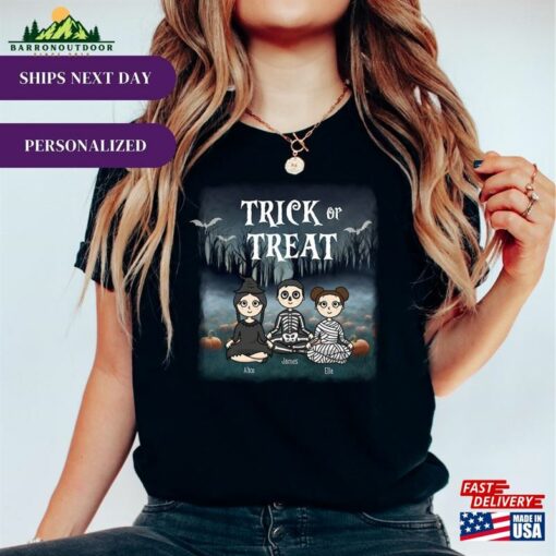 Trick Or Treat Shirt Personalized Custom T-Shirt Classic