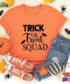 Trick Or Treat Squad Shirt Halloween Tee Family T-Shirt Sweatshirt Hoodie
