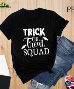 Trick Or Treat Squad Shirt Halloween Tee Family T Shirt Sweatshirt Hoodie 3