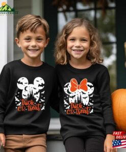 Trick Or Treat Squad Sweatshirt Disney Halloween Family Shirt Tee Unisex