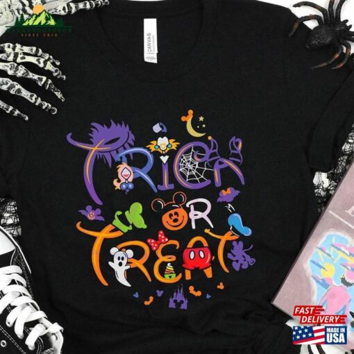 Tricks Just Treats Disney Halloween Shirt Party Matching Sweatshirt Classic