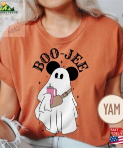 Tumbler Mickey Ghost Comfort Color Shirt Trick Or Treat Spooky Season Sweatshirt Unisex