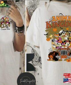 Two Sided Disney Animal Kingdom Halloween Shirt Mickey Classic Hoodie