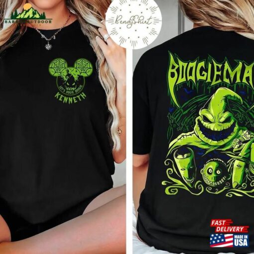 Two Sided Disney Halloween Let’s Oogie Boogie Shirt Hoodie Classic