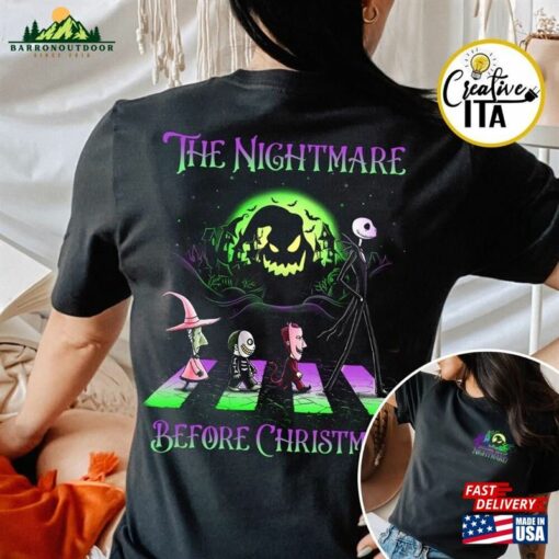 Two Sided Disney Halloween Oogie Boogie Bash 2023 Shirt The Nightmare Before Christmas Man Sweatshirt T-Shirt
