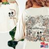 Two Sided Disneyworld Halloween Shirt Vintage Mickey Skeleton Comfort Colors T-Shirt Unisex