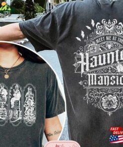Two Sided Haunted Mansion Comfort Colors Shirt Retro The Stretching Room Classic T-Shirt