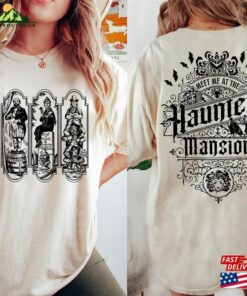 Two Sided Haunted Mansion Comfort Colors Shirt Retro The Stretching Room Foolish Mortals T-Shirt Unisex