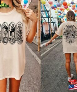 Two Sided Haunted Mansion Comfort Colors Shirt Retro The Stretching Room Foolish Mortals T Shirt Unisex 4