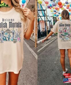 Two Sided Haunted Mansion Comfort Colors Shirt The Map Hoodie Sweatshirt 4