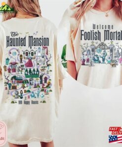 Two Sided Haunted Mansion Comfort Colors Shirt The Map T-Shirt Sweatshirt